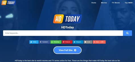 Example of the Flixhd user interface on a smart TV screen